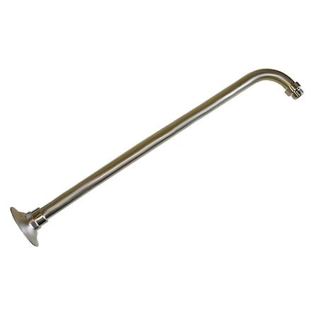 Jones Stephens Brushed Nickel 18in. 90 Degree Shower Arm with Flange S0156BN